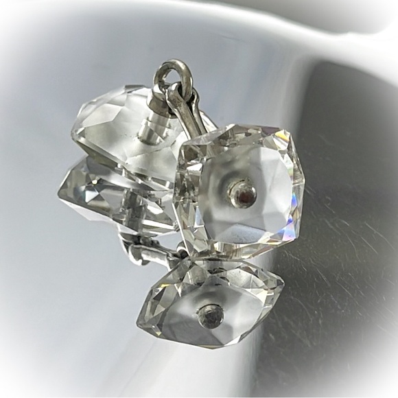 💕Beautiful Vintage Crystal Cufflink Single💕 - Picture 5 of 5